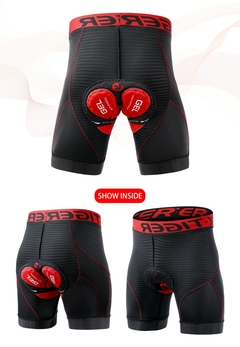 X-TIGER-Shorts de ciclismo para homens, com gel. na internet