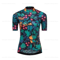 Conjunto camisa e bretelle feminina de ciclismo verão. - comprar online