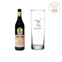 Fernet 750ml + Vaso - Estuche