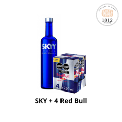 Sky + 4 Red Bull