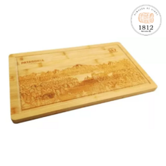 Tabla De Madera Ilustrada Km 24.7 Patagonia 44cm*26