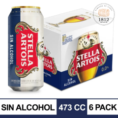 Stella Artois - Sin Alcohol 473 - Six Pack