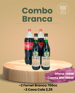 combo branca x 2 750cc + 2 Coca Cola 2.25