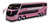 Brinquedo Miniatura Ônibus Viação Aguia Branca Rosa Dd na internet