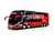 Brinquedo Miniatura De Ônibus Viação Lira Bus 1800 Dd G7 na internet