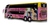 Brinquedo Ônibus Empresa Roderotas Rosa 30cm - Ônibus do Brasil