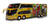 Brinquedo Miniatura Ônibus Viação Eucatur Amarelo Dd G7 - Ônibus do Brasil