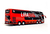 Brinquedo Miniatura De Ônibus Viação Lira Bus 1800 Dd G7 - Ônibus do Brasil
