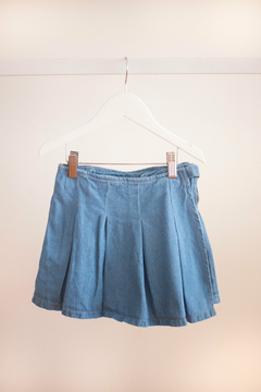 Short Pollera Tablas Jean