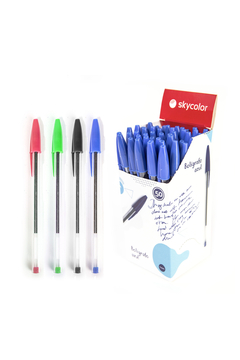Bolígrafos 4 colores X 12