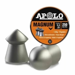 BALIN APOLO MAGNUM 15,4 GRAINS 5,5 MM (250 UND)