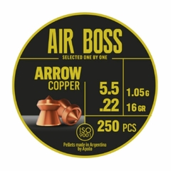 BALIN APOLO AIR BOSS ARROW COOPER 16 GRAINS 5,5 MM (250 UND)