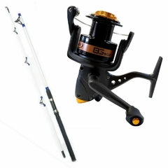 COMBO PESCA CAÑA GAMMA TREND 2,10 MTS Y REEL SPINIT BG 50