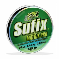 MULTIFILAMENTO SUFIX MATRIX PRO 0.23 MM 34 LB 135 MTS