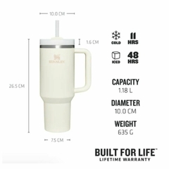 VASO STANLEY TRAVEL QUENCHER 1,18 LT (BLANCO) - comprar online