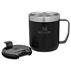 JARRO TERMICO STANLEY CAMP MUG 350 ML NEGRO en internet