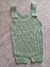 Macacao Romper Tricot Verde Claro - Menina - comprar online