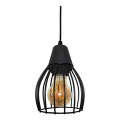 COLGANTE CON TULIPA CORONA 1 LUZ BLANCO – COBRE JC 662-BC