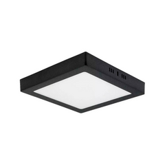 PLAFON LED LGP 6W CUADRADO NEGRO 120X120MM. LUZ NEUTRA SDSSB-6W 4000K