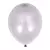 GLOBO IMPORTADO (HOLA) 10" PERLADO X 10 Un. (PLATEADO)