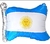 GLOBO BANDERA ARGENTINA (70 CM)