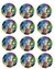 STICKERS INTENSAMENTE X 12 un.(5.5 cm)