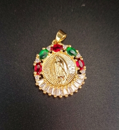 Dije Virgen de Guadalupe zirconias