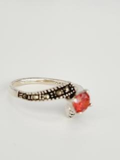 Anillo Promesa Zirconia Roja - comprar en línea