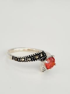 Anillo Promesa Zirconia Roja en internet