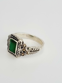 Anillo Cuadro Zirconia - comprar en línea