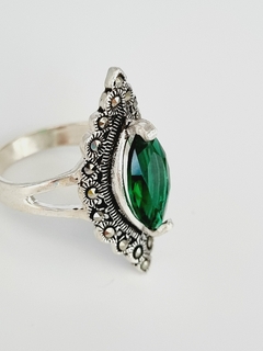 Anillo vintage verde - comprar en línea