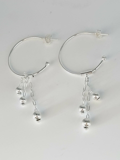 Aretes Argolla colgante