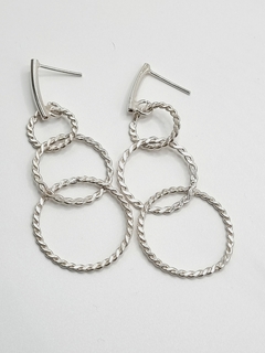 Aretes Argolla cordón