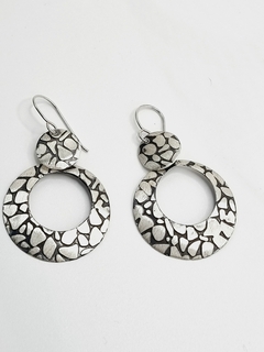 Aretes Pavonado Cebra