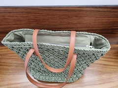 Bolsa de Fibra Green - Edna Joyas y Accesorios