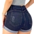 Short jeans Feminino Cintura Alta Short com Lycra - comprar online
