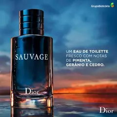 Sauvage Dior Eau de Toilette - Perfume Masculino na internet