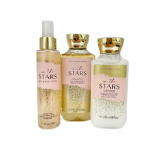 Kit Bath & Body Works In The Stars Gel de Banho + Hidratante + Body Splash