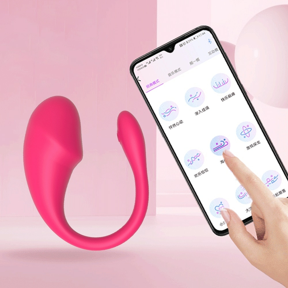 Vibrador vibrador sem fio Bluetooth G Spot para mulheres, controle remoto  APP, o