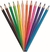 Lápis de cor 12 Cores Color Peps Aqua + 1 Pincel Aquarela - Mapped - comprar online
