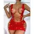 Imagem do Lingerie sexy de strass brilhante feminina, tentação oca, fenda corpo exótico