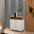 Buffet 2 Portas com Nicho Moderno Star - Off White/Nature - Casa Amarin | Sua casa aconchegante