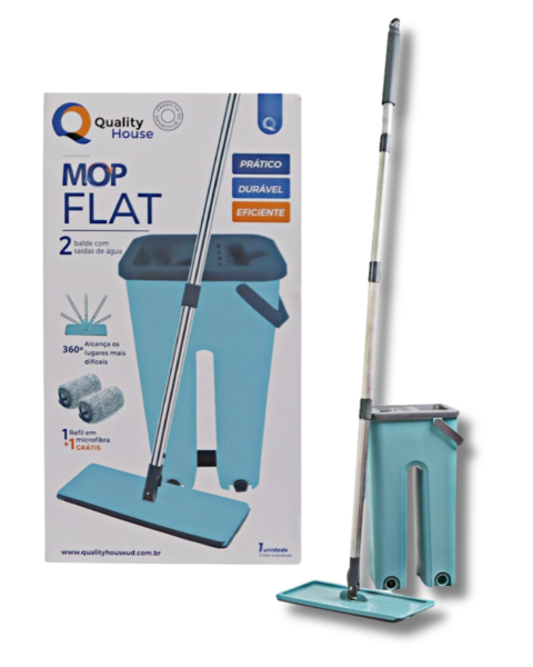 BALDE SPIN MOP 360 COM ESFREGAO 13 LITROS 123CLEAN - 123Útil