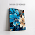 Quadro Floral - Azul - Paris Quadros - Quadros Personalizados 