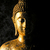 Imagem do Buda - Preto e Dourado