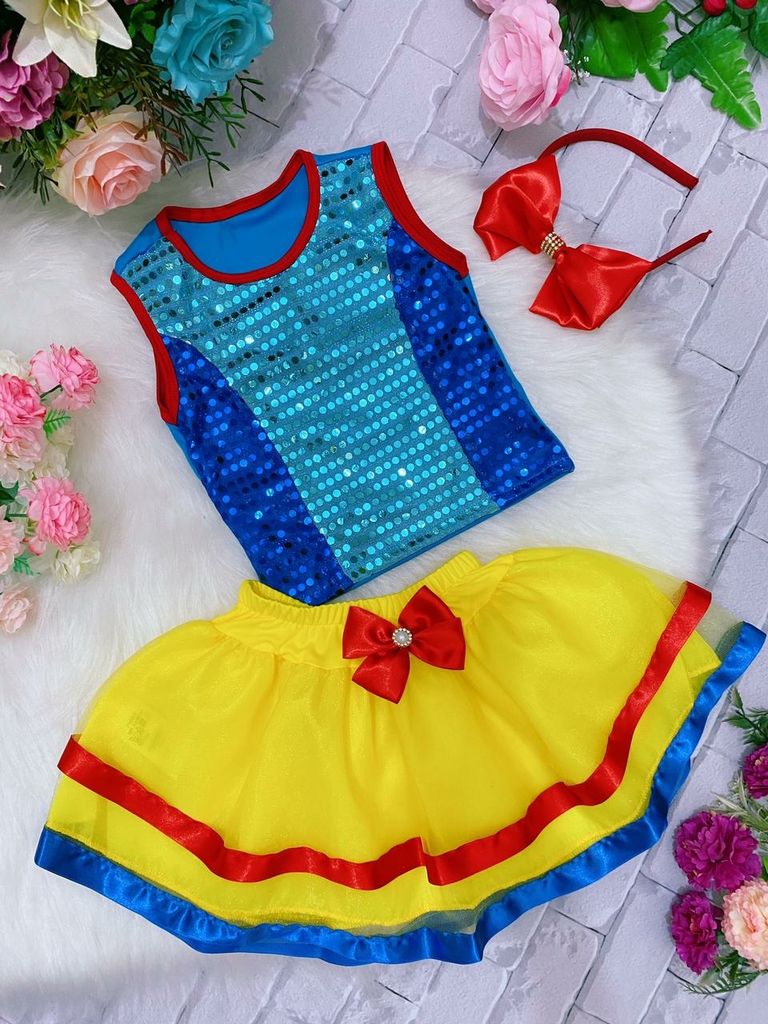 Fantasia Branca de Neve Circo - Moda Infantil