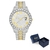 Imagem do Iced para fora relógio masculino marca de luxo completo diamante relógios masc
