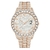 Iced para fora relógio masculino marca de luxo completo diamante relógios masc - loja online