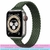 Fino trançado laço solo para apple watch band 44mm 40mm 42mm 38mm 42mm tecido - comprar online