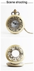 Novo Bronze Relógio de Bolso Quartzo Retro Alice Tema Bolso Fob Relógio Pingen - comprar online